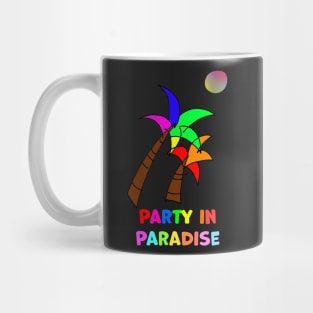 Party in Palm Tree Paradise Mug